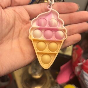 Ice Cream Pop It Keychain